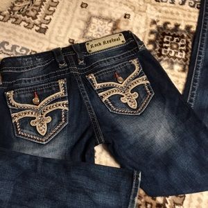 ROCK REVIVAL ESTHER MID-RISE BOOTCUT 26W x 31.5L